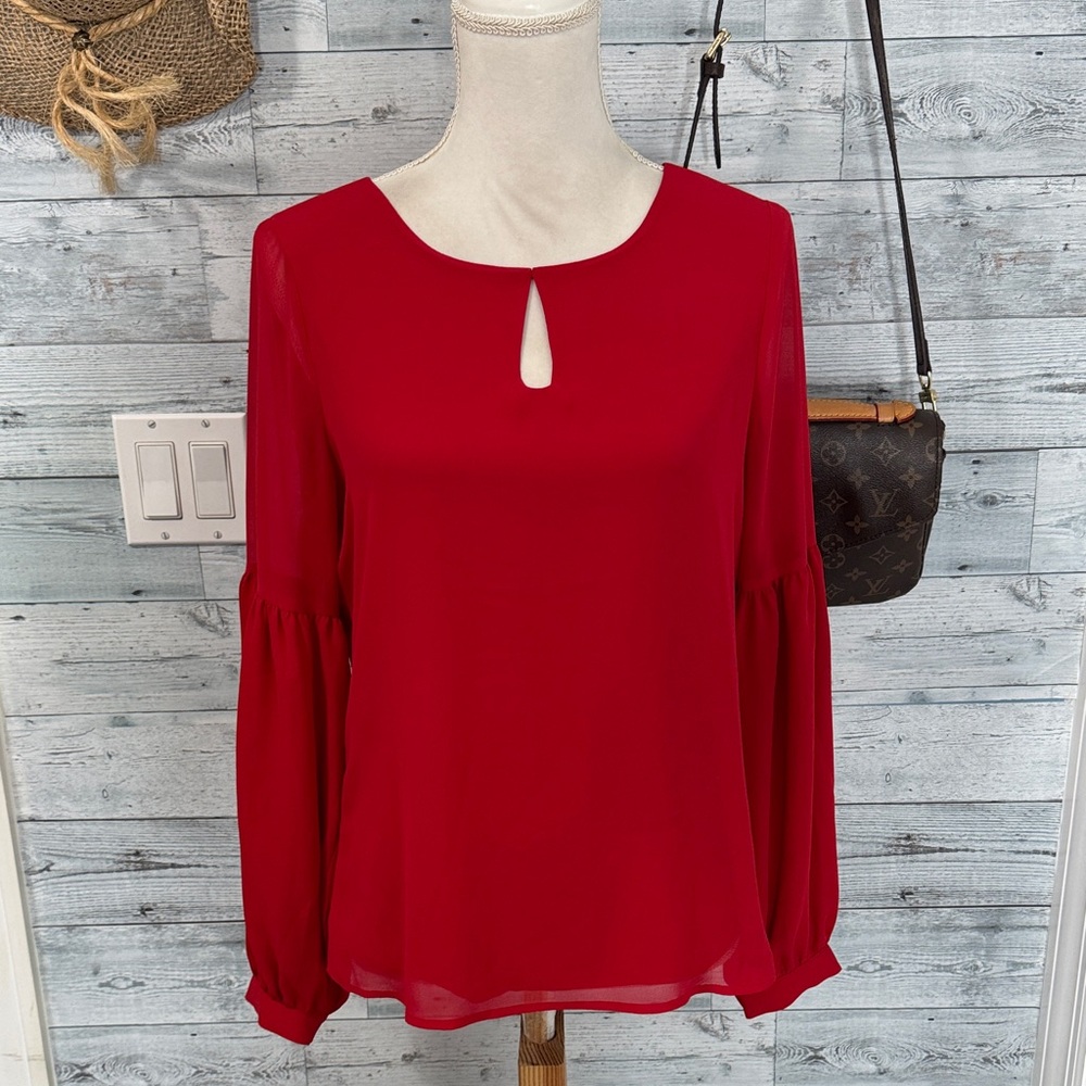 EXPRESS RED BLOUSE